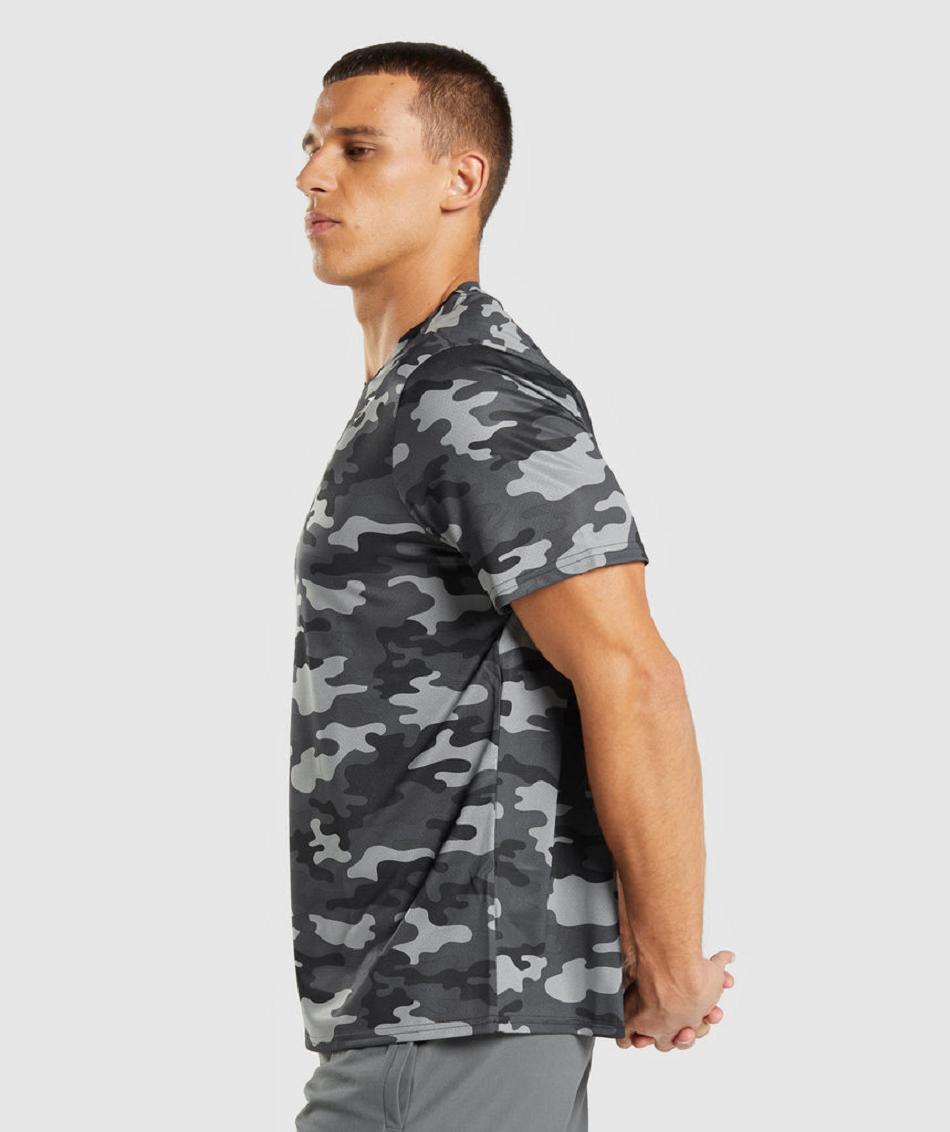 T Shirts Męskie Gymshark Arrival Szare | PL 3951DFM